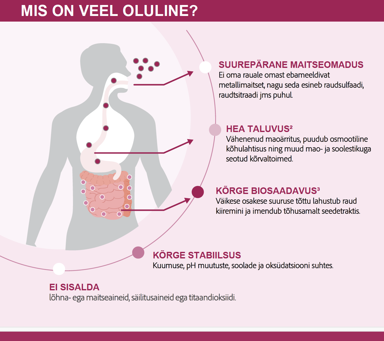 Dermoxen IronPlus raualisand , kõrge biosaadvausega, hästi talutav, foolhappe, C vitamiin, B6 ja B12 vitamiin