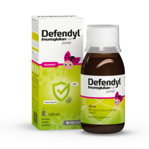 Defendyl imunoglukan P4H junior siirup - immuunsus, tugev tervis alates 1-eluaastast