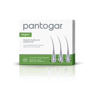 Pantogar vegan kapslid juuste hõrenemise ja väljalangemise korral