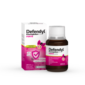 Интенсивная поддержка иммунитета с 3 лет: сироп Defendyl® Imunoglukan P4H® FORTE, 100 мл